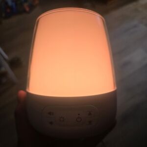 Orange and White Night Light